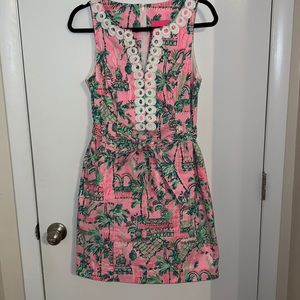 VGUC Lilly Pulitzer Gulianna shift dress in Always Worth It